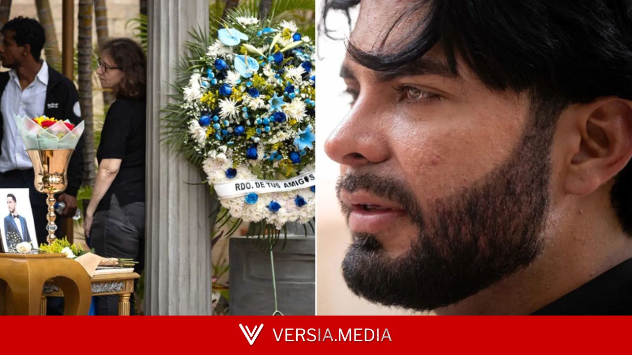 Míster Venezuela, roto de dolor, despide a su novio tras buscarlo 17 días entre los escombros de su edificio: