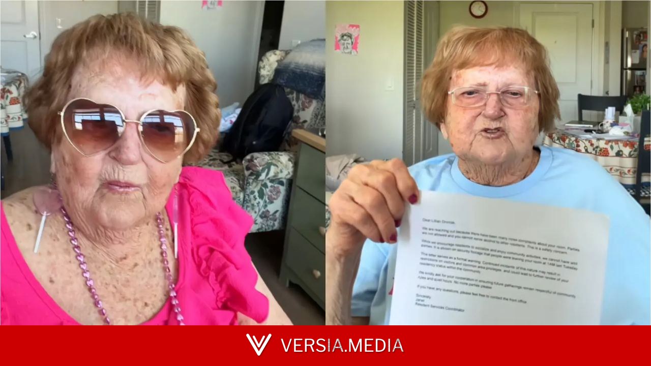 Una 'tiktoker' de 96 años, al borde del desalojo por montar fiestas en su residencia de ancianos: 