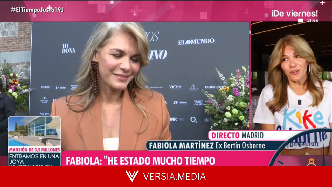 Fabiola Martínez planta cara a las críticas por lucir canas: