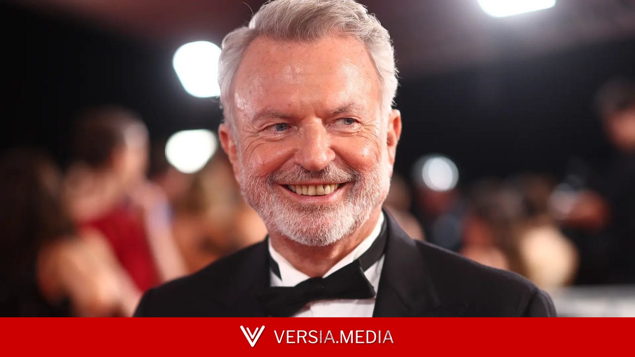 La última imagen de Sam Neill, radiante, antes de su repentina muerte