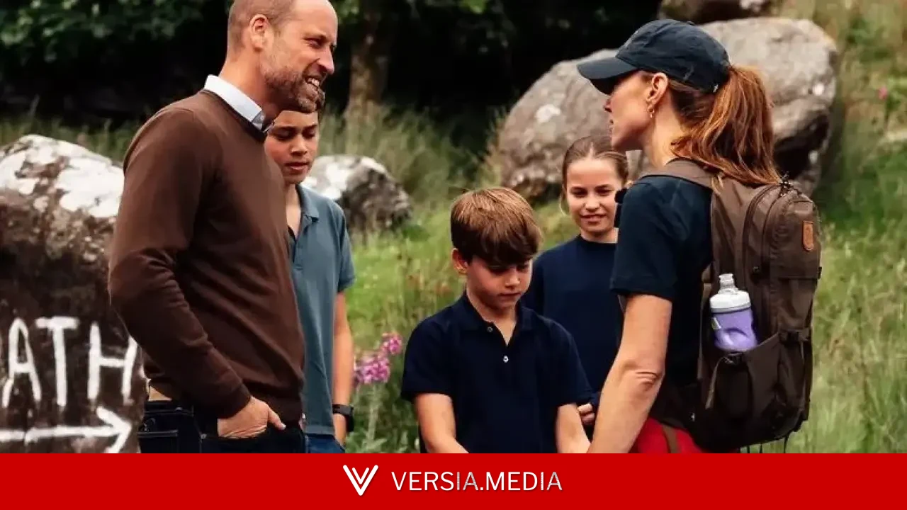 El gran orgullo de Guillermo de Inglaterra y de sus hijos a la llegada de Kate de su épica escalada
