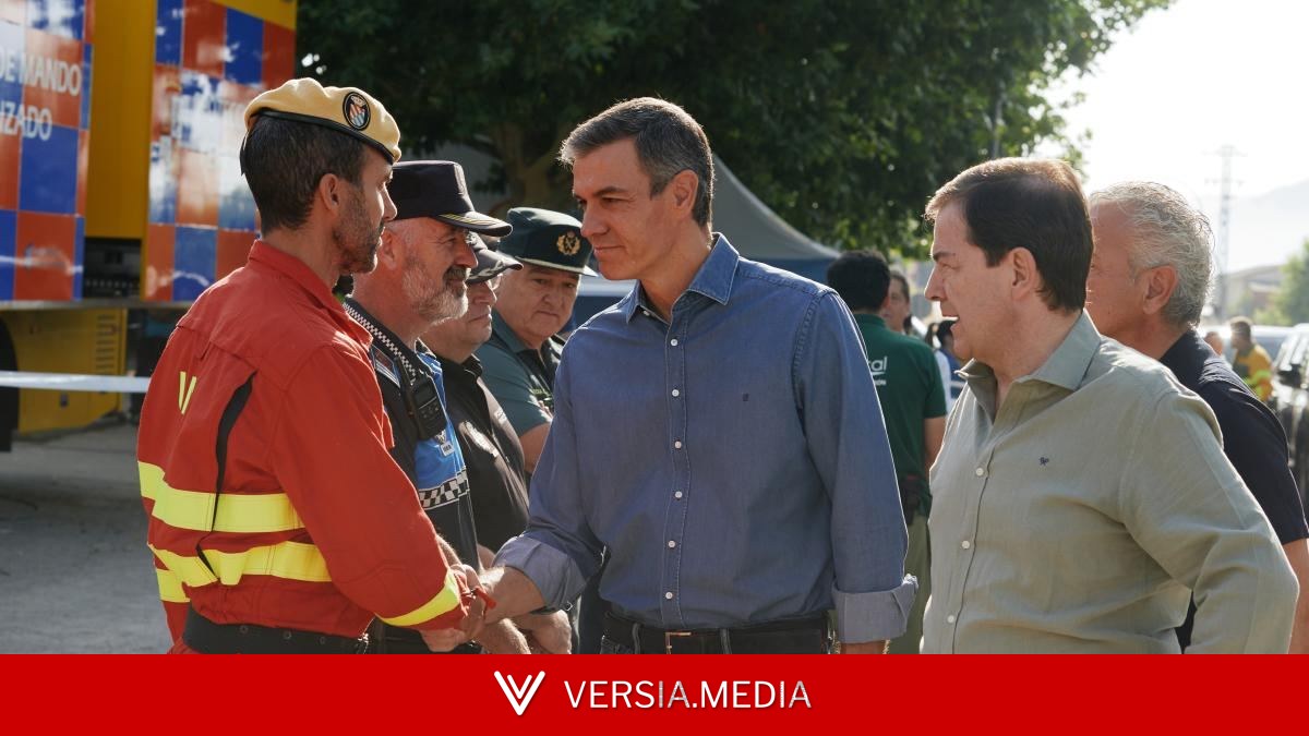 Sánchez anuncia la declaración de zona catastrófica de las áreas arrasadas por el fuego