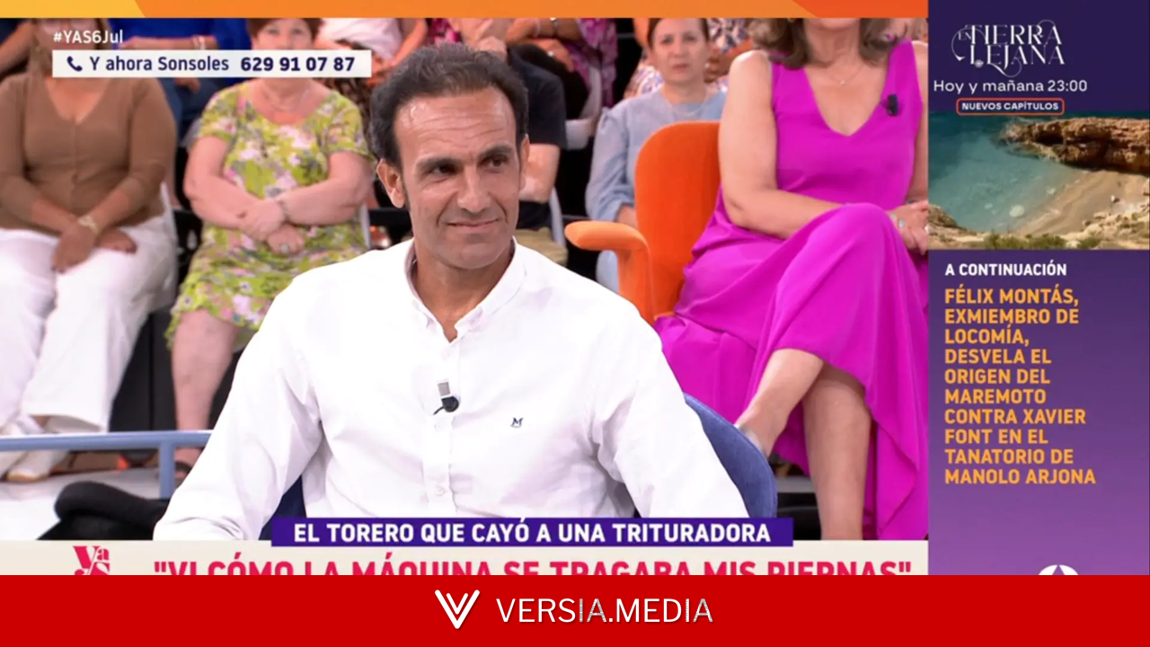 El diestro Alberto Álvarez recuerda su brutal accidente con una trituradora: 
