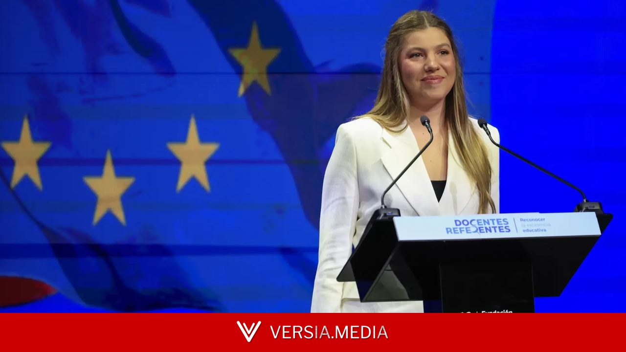 La infanta Sofía defiende a los docentes en su primer discurso público: