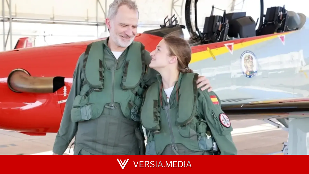 El rey y su hija Leonor vuelan juntos en el 12º aniversario de la llegada al trono de Felipe: 