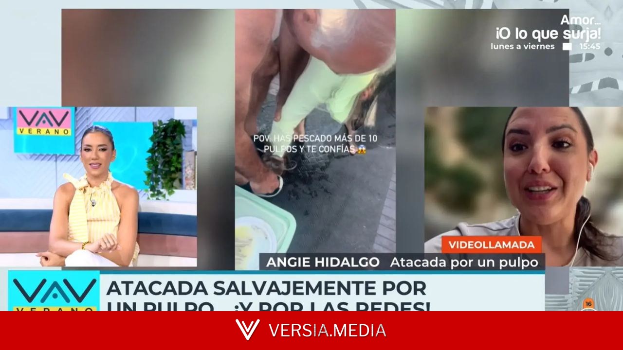 Una 'influencer' captura un pulpo y este la ataca de manera salvaje: 