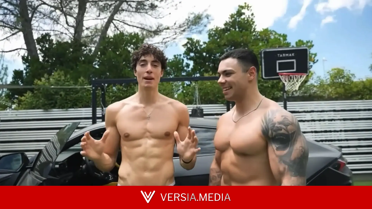 Plex y Andoni presumen de musculatura a días de La Velada del Año: 