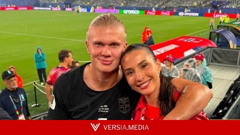 Erling Haaland e Isabel Johansen, un amor antes de la fama que lo resiste todo